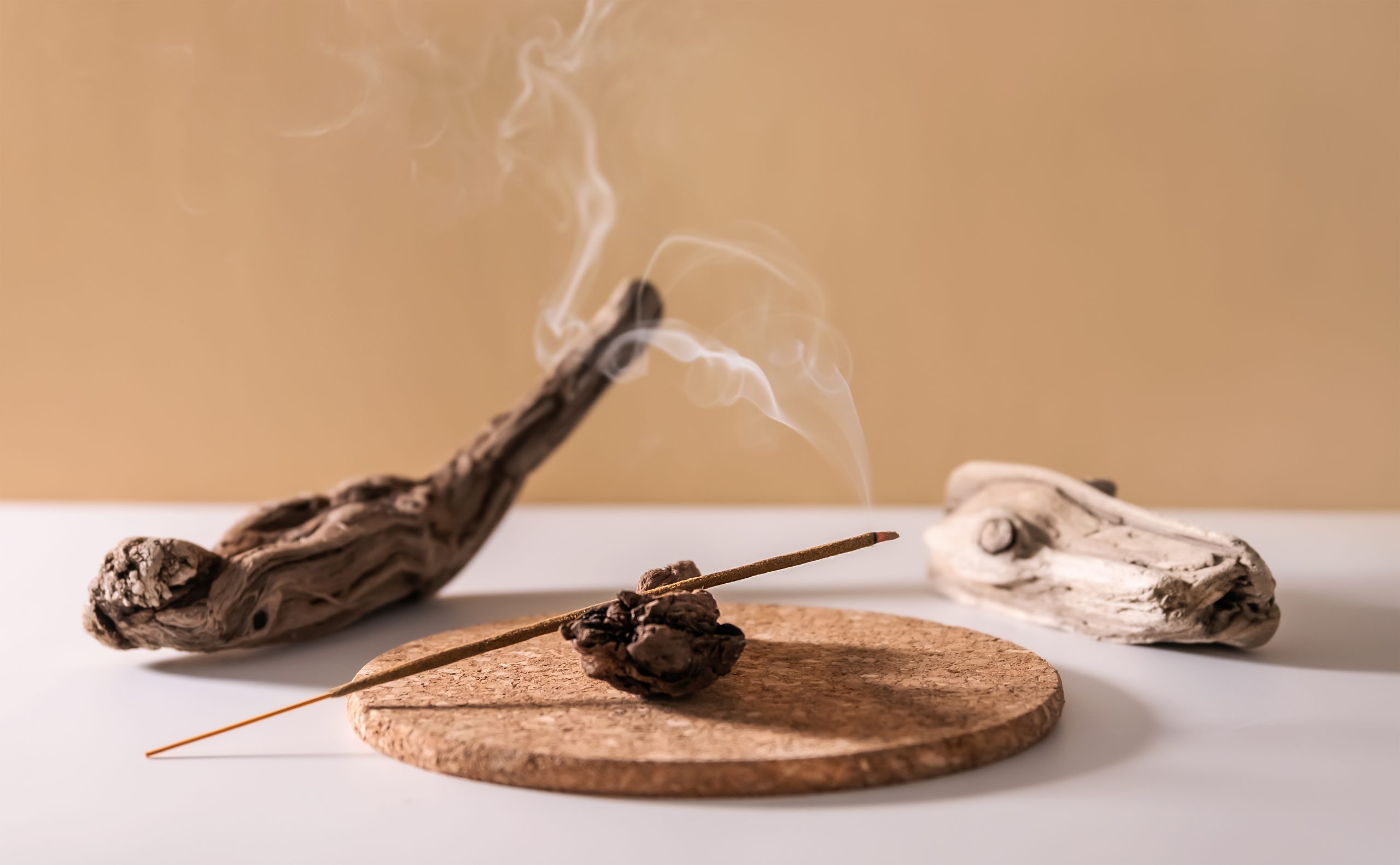 Burning,Aromatic,Incense,Stick,For,Yoga,Meditation,And,Relaxing,On